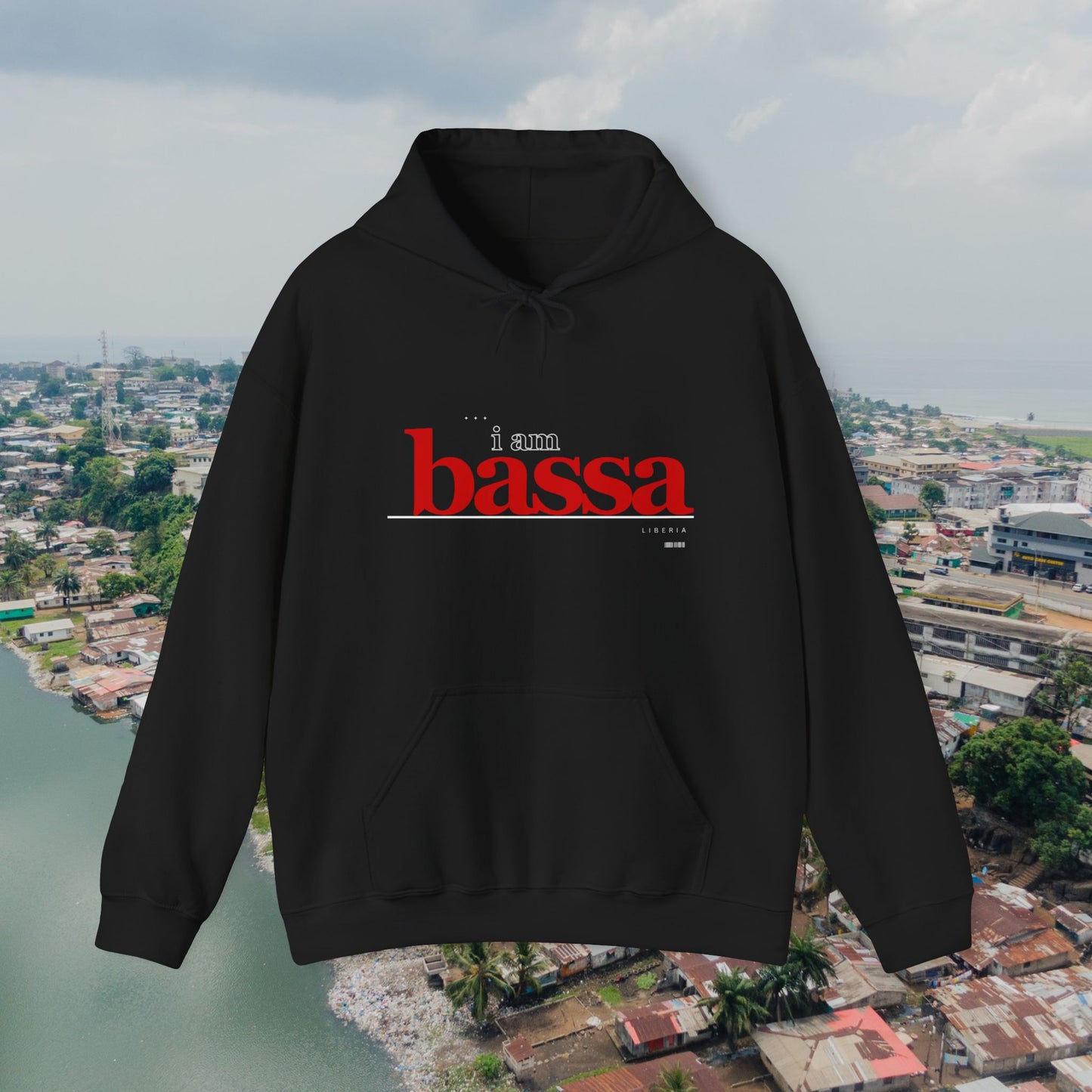 Liberian Hoodie - Bassa Tribe Sweatshirt for 17 Nations, 1 Country